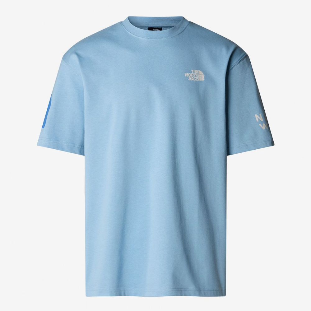 THE NORTH FACE LIGHT BLUE TSHIRT