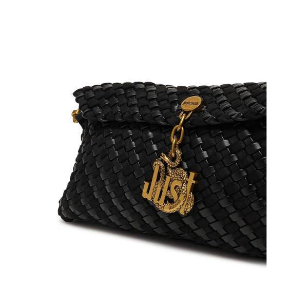 Just Cavalli Woven Clutch Bag