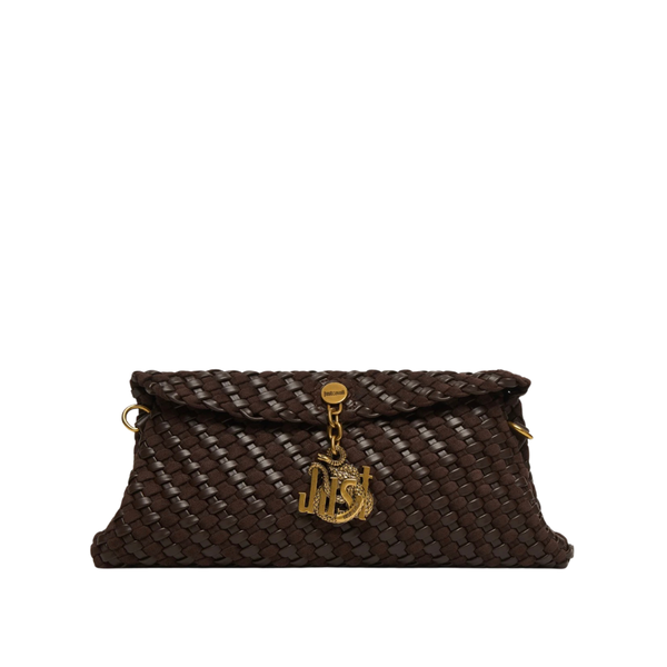Just Cavalli Woven Clutch Bag