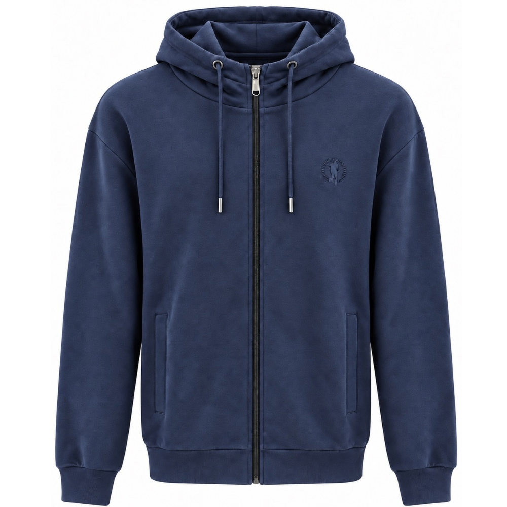 Bikkembergs  Logo Zip-Up Hoodie