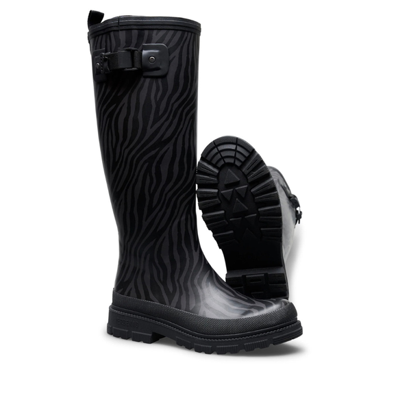Verbenas Animal Print Rain Boots