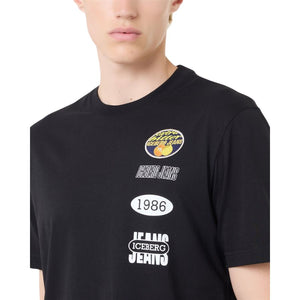 Iceberg Jeans logo patch t-shirt