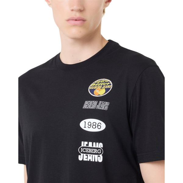Iceberg Jeans logo patch t-shirt