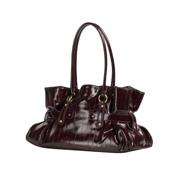 Just Cavalli Snake-Detail Shoulder Bag