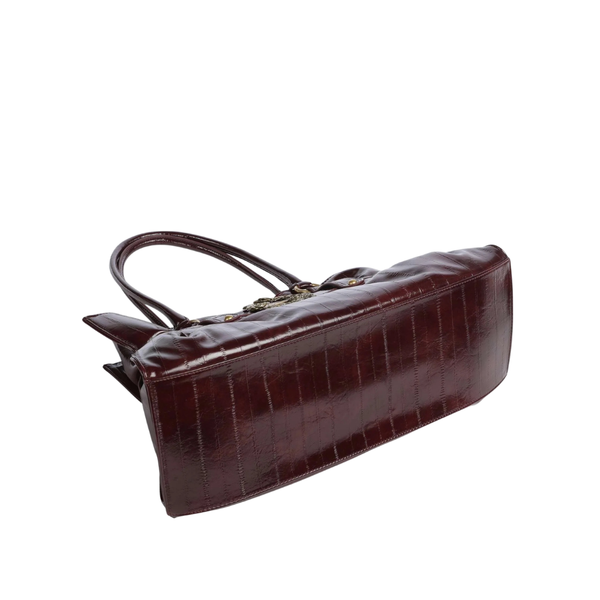 Just Cavalli Snake-Detail Shoulder Bag