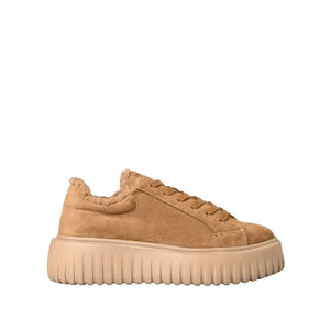 Envie Fleece-Trim Platform Sneakers
