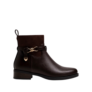 Mariamare Ankle Boots with Silver-Tone Knot Detail