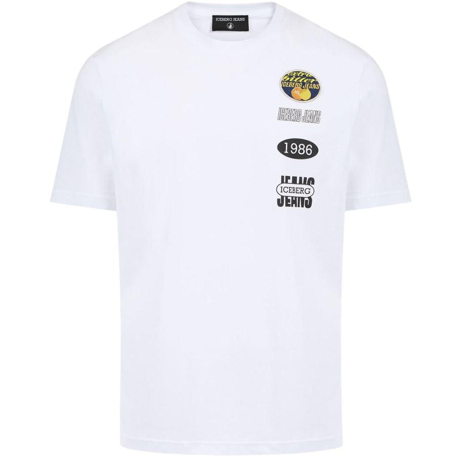 Iceberg Jeans logo patch t-shirt