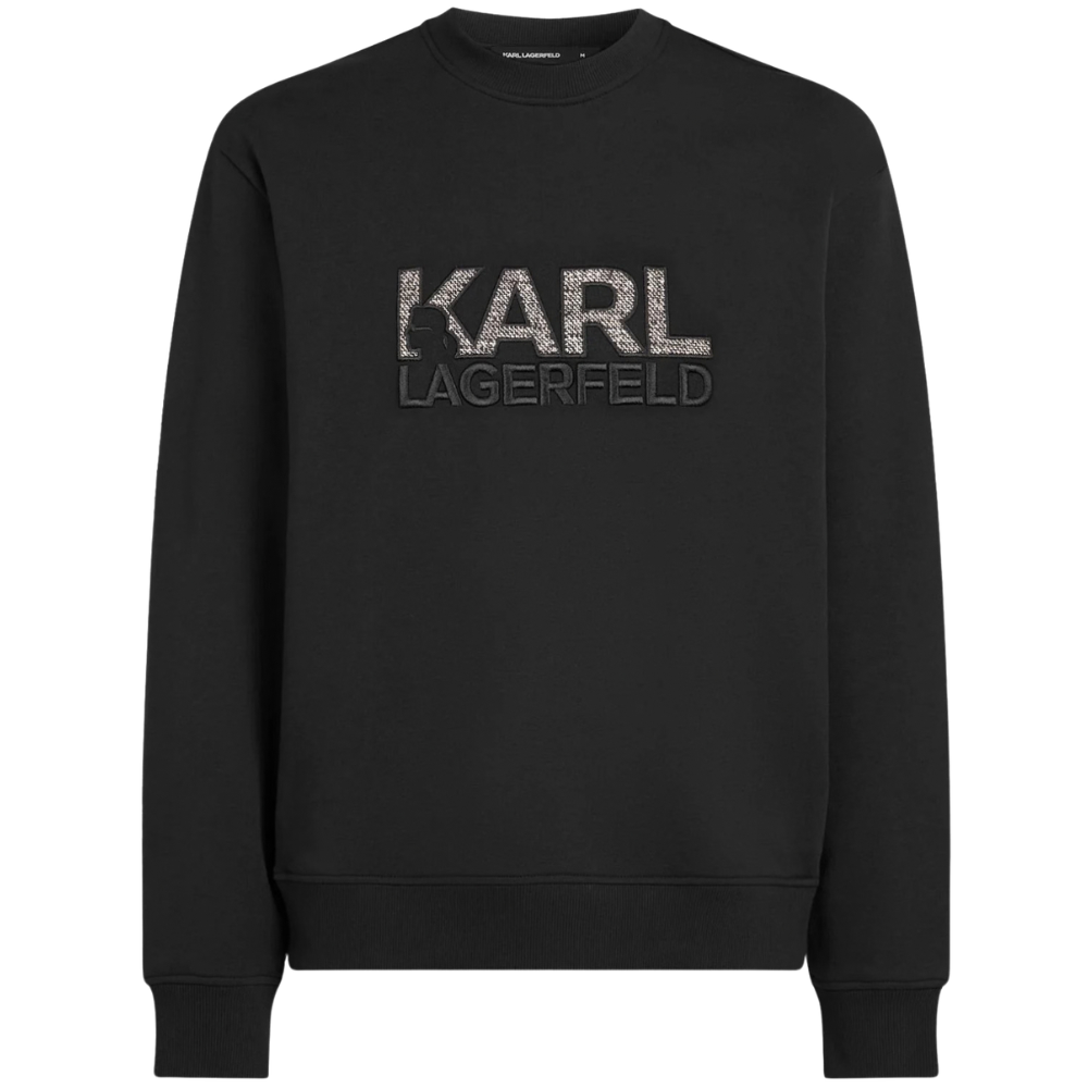 Karl Lagerfeld Textured Logo Sweatshirt