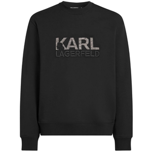 Karl Lagerfeld Textured Logo Sweatshirt