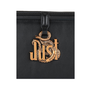 Just Cavalli Logo Charm Clutch