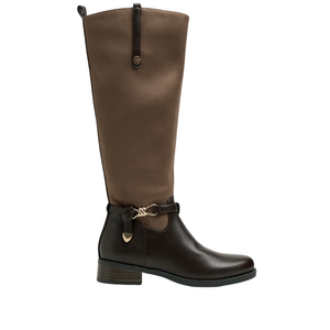 Mariamare Knee-High Boots with Knot Detail