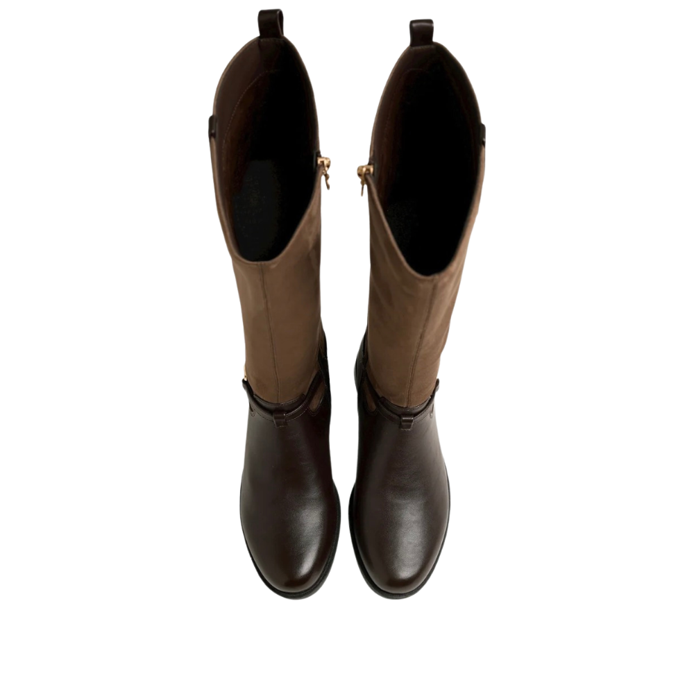 Mariamare Knee-High Boots with Knot Detail