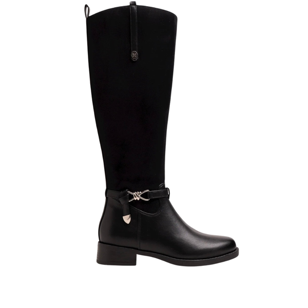 Mariamare Knee-High Boots with Knot Detail