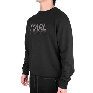 Karl Lagerfeld Textured Logo Sweatshirt
