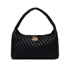 Just Cavalli Woven Shoulder Bag with Pouch