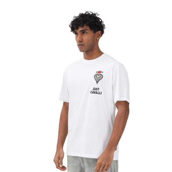 Just Cavalli Heart Logo T-Shirt