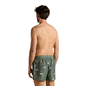 Aeronautica Militare All-over logo print Swim Short