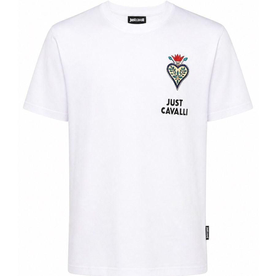 Just Cavalli Heart Logo T-Shirt