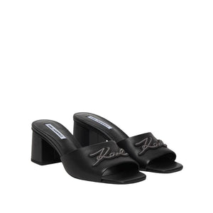 Karl Lagerfeld Signature Logo Heel