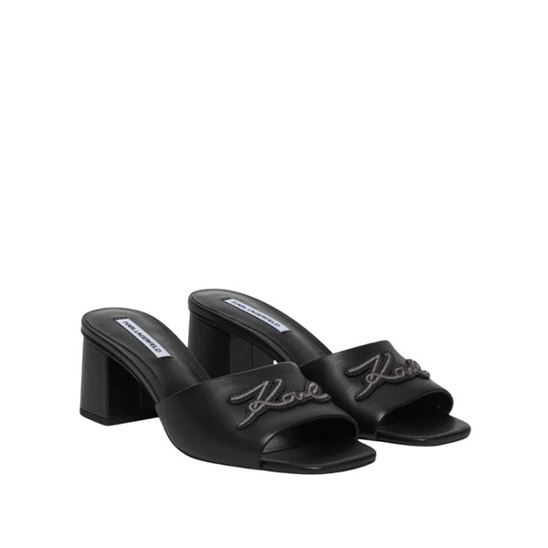 Karl Lagerfeld Signature Logo Heel
