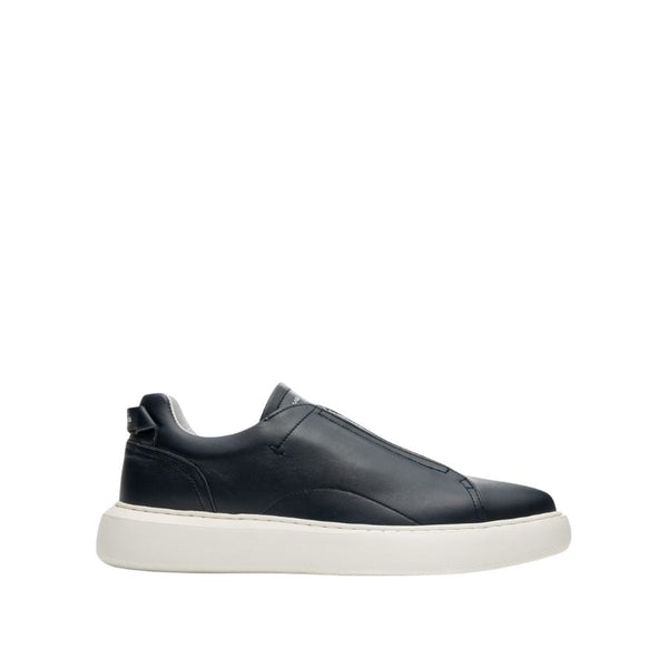 Ambitious leather slip-on sneakers