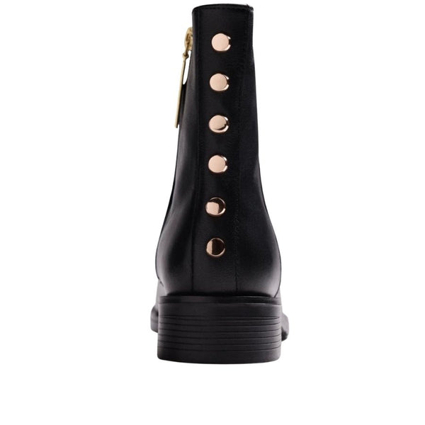 Gioseppo Leather Ankle Boots with Studs