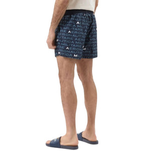Aeronautica Militare All-over logo print Swim Short