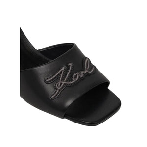 Karl Lagerfeld Signature Logo Heel
