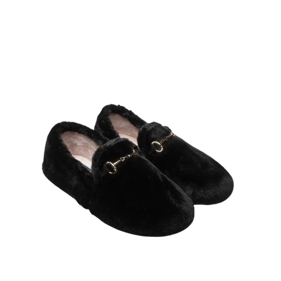 Macarena Faux Fur Loafer Slippers