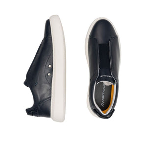 Ambitious leather slip-on sneakers