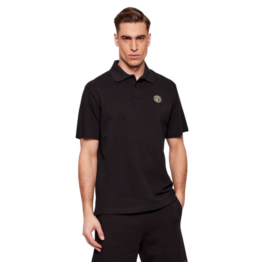 Just Cavalli Logo Patch Polo Shirt