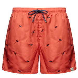 Aeronautica Militare All-over aircraft print Swim short