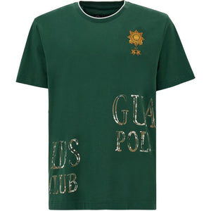La Martina jersey T-shirt with Guards print