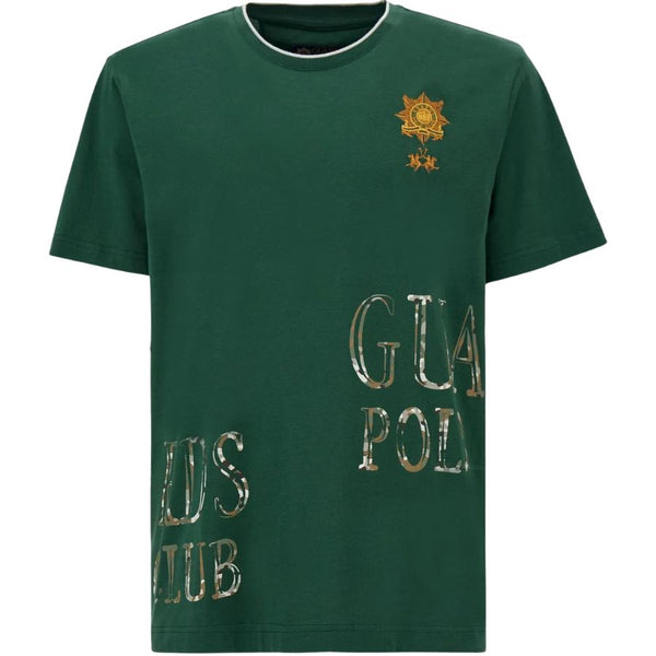 La Martina jersey T-shirt with Guards print