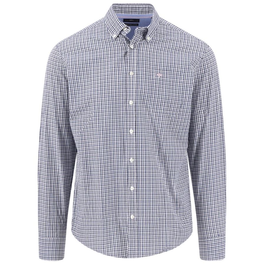 Fynch Hatton Check Pattern Shirt