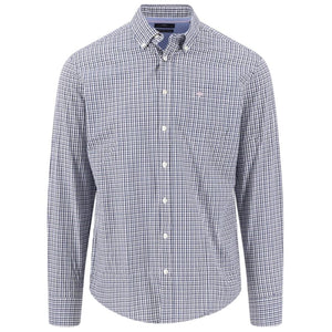 Fynch Hatton Check Pattern Shirt