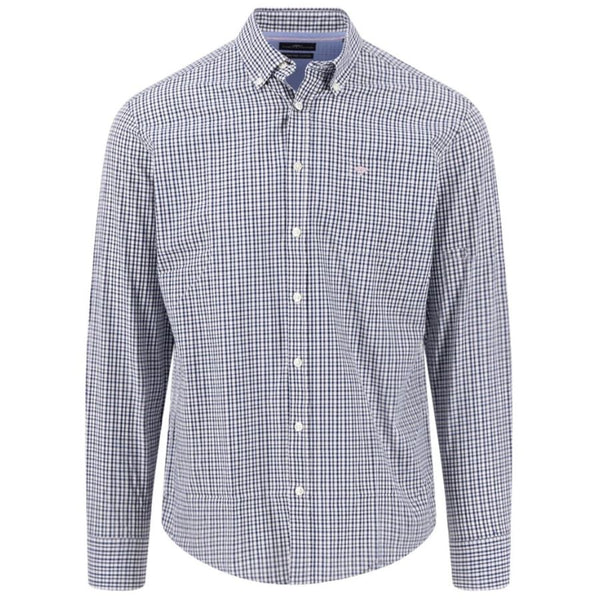 Fynch Hatton Check Pattern Shirt