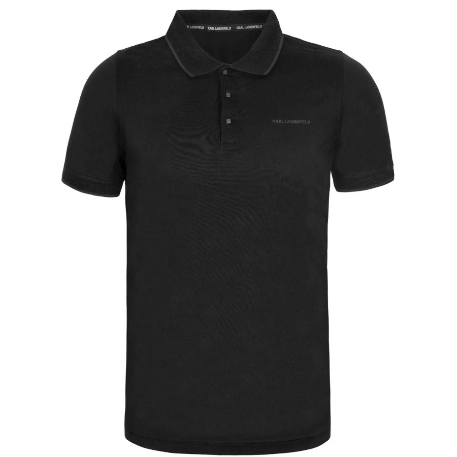 Karl Lagerfeld Logo Detail Polo Shirt