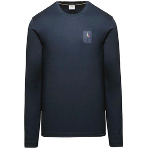 Aeronautica Militare Long-sleeve mercerized cotton t-shirt