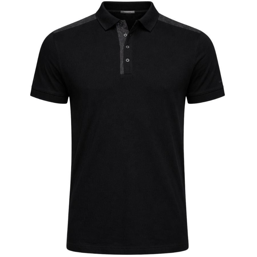 Karl Lagerfeld Monogram Detail Polo Shirt