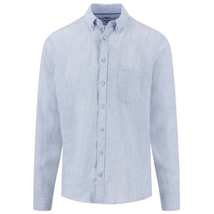 Fynch Hatton Linen Shirt with Chest Pocket