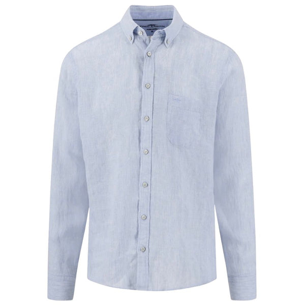 Fynch Hatton Linen Shirt with Chest Pocket