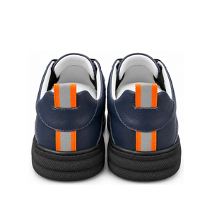 Police Sneakers with Orange Accents