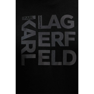 Karl Lagerfeld  Stacked Logo Hoodie