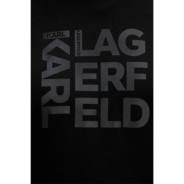 Karl Lagerfeld  Stacked Logo Hoodie