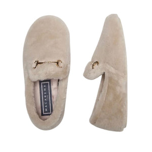 Macarena Faux Fur Loafer Slippers