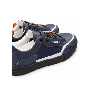 Police Sneakers with Orange Accents