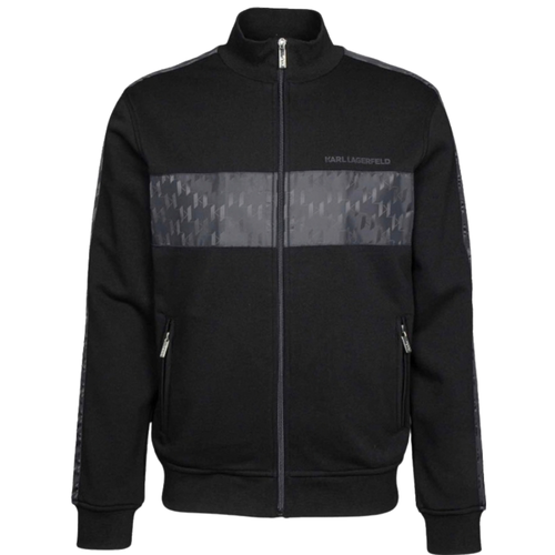Karl Lagerfeld Patterned Panel Hoodie