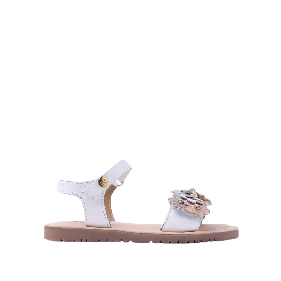 Gioseppo Flower Leather Sandals
